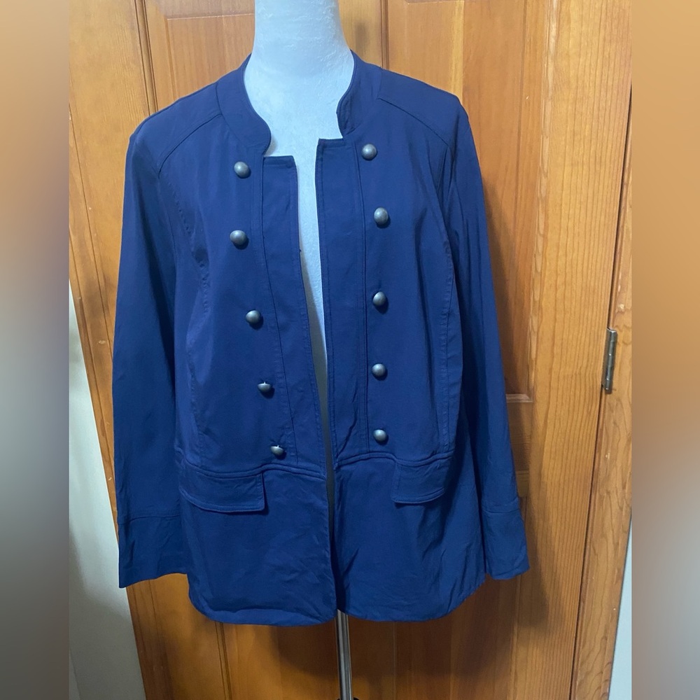 WestPort Open Front Peplum Jacket - Picture 2 of 4